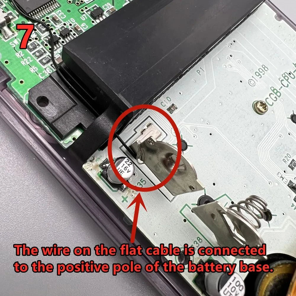 2.6 Inch IPS LCD Screen + New Housing for Gameboy Color GBC Console, Supports Pixel Display