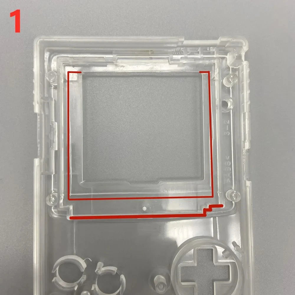 2.6 Inch IPS LCD Screen + New Housing for Gameboy Color GBC Console, Supports Pixel Display