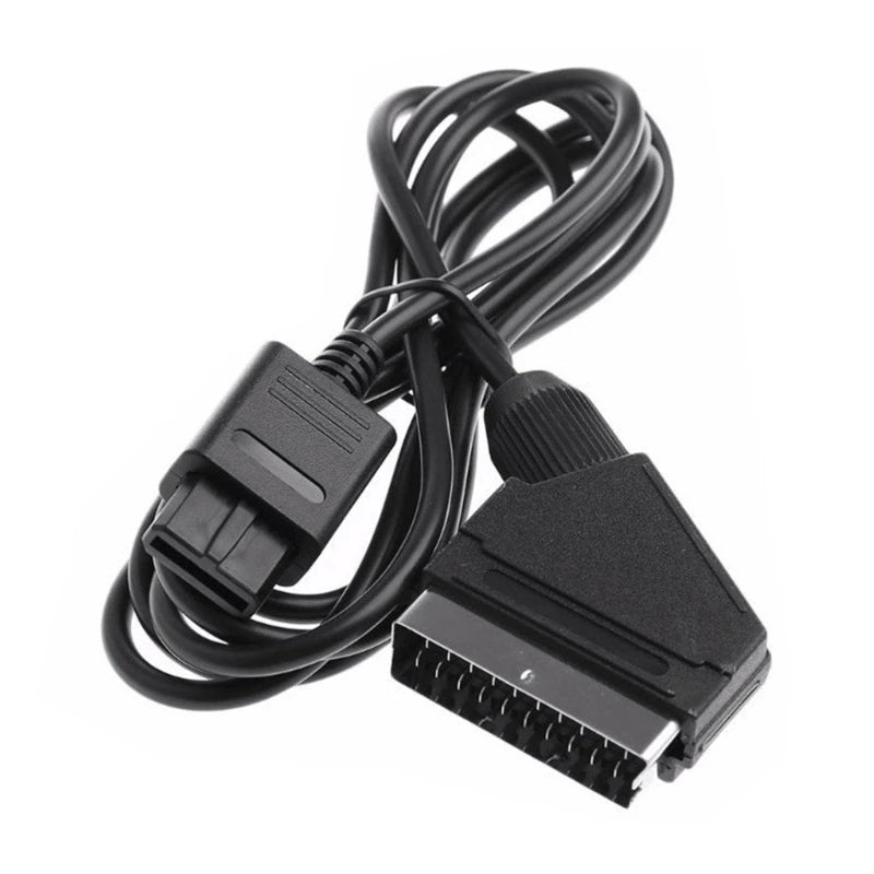 NY: N64, SNES, GameCube: Scart  kabel