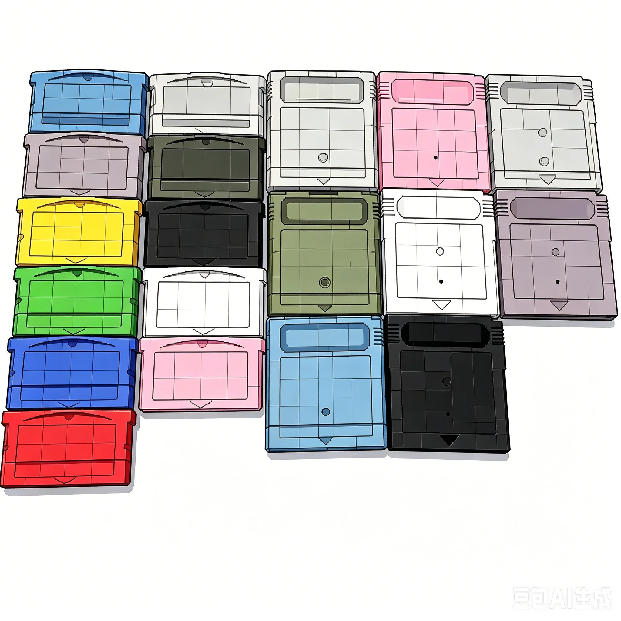 High Clear No Logo Game Cartridge Shell For GBA GBC DMG Game Boy Color Advance Replacement Card Case
