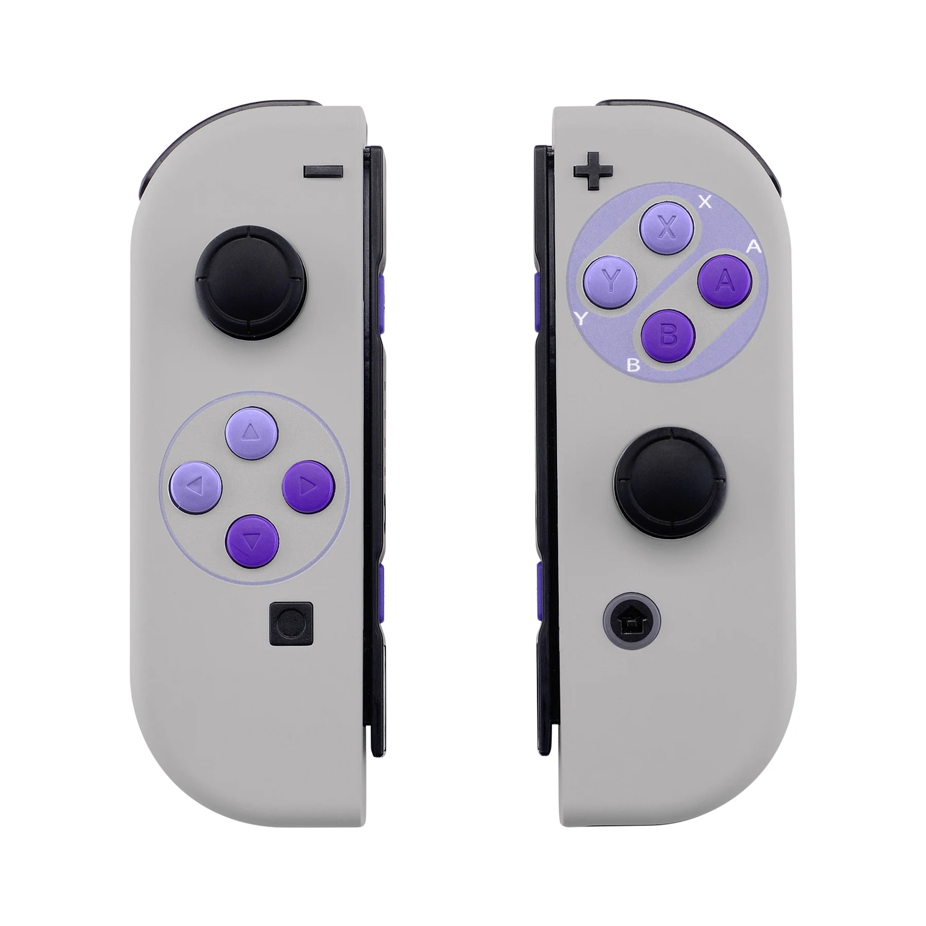 eXtremeRate Housing Shell Case With Full Set Buttons for NS Switch JoyCon & OLED - Classics SNES Style