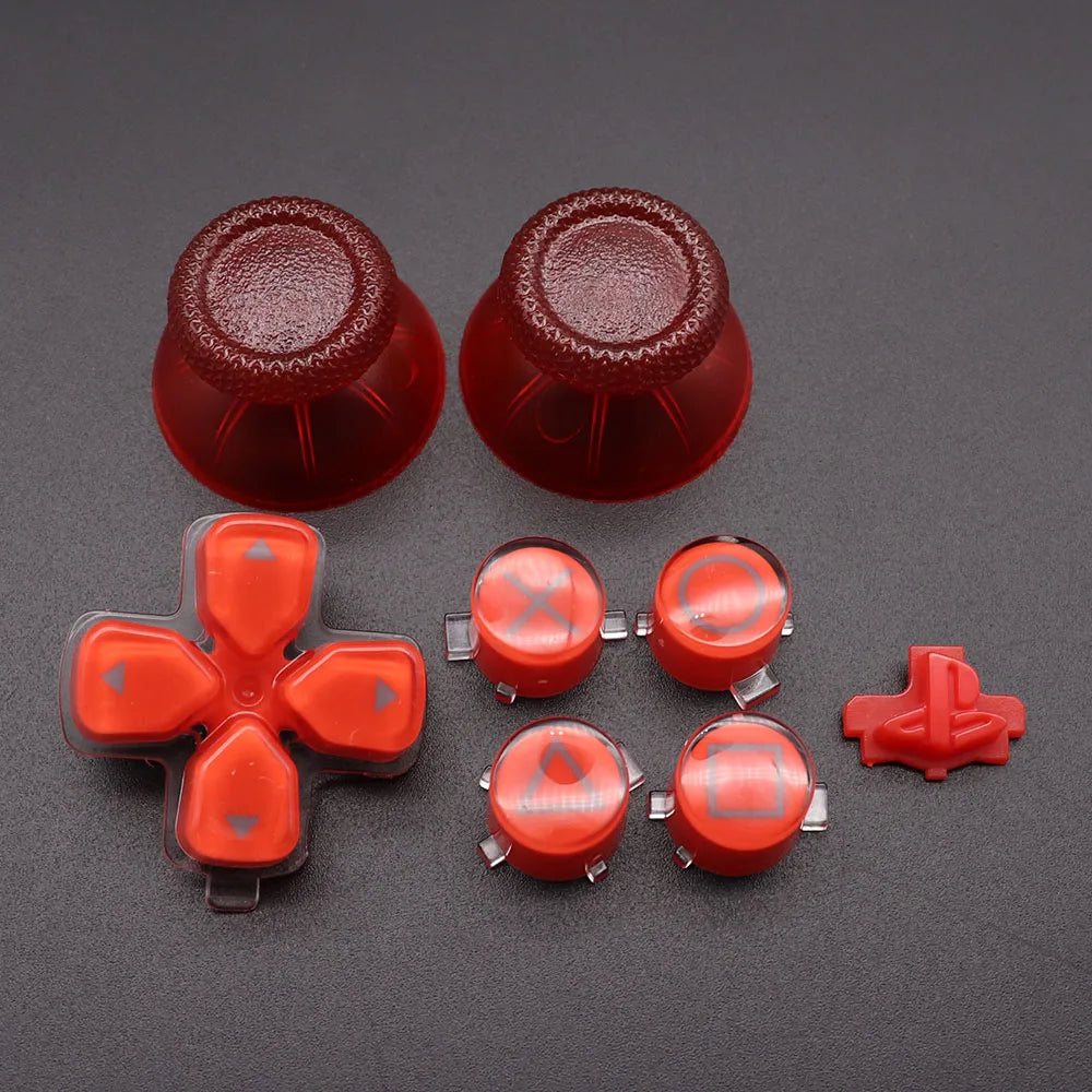 Buttons ABXY & D-pad Trigger Buttons For PS5 Controller Analogue Mushroom Game Head Rocker Home Button Return Back Power Switch