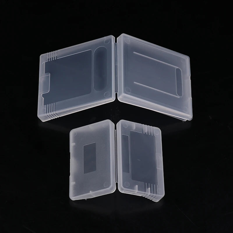 5Pcs Transparent Game Cartridge Case For Gameboy Advance GBA GBC Plastic Dustproof Box Cover For Gameboy Color Pocket