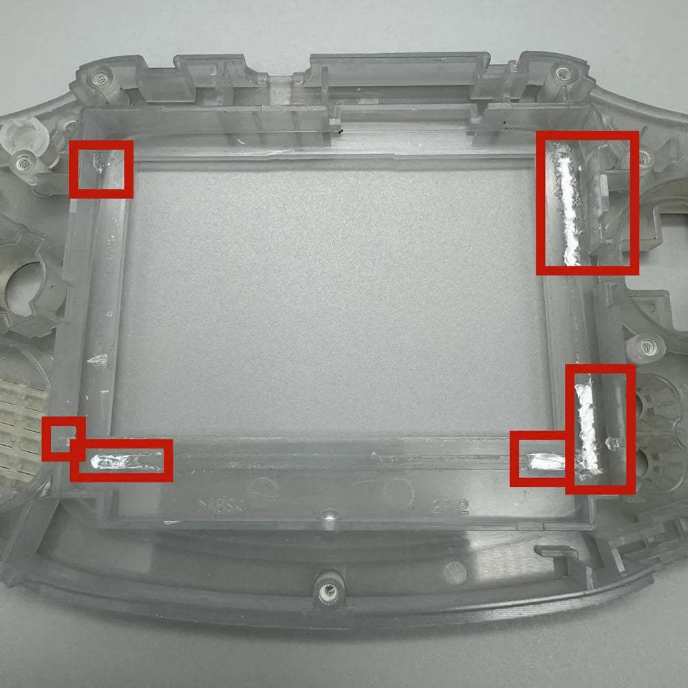 2.9 "original Size IPS High Brightness LCD Screen For Gameboy Advance GBA Support Pixel Mode Display Warm light Screens