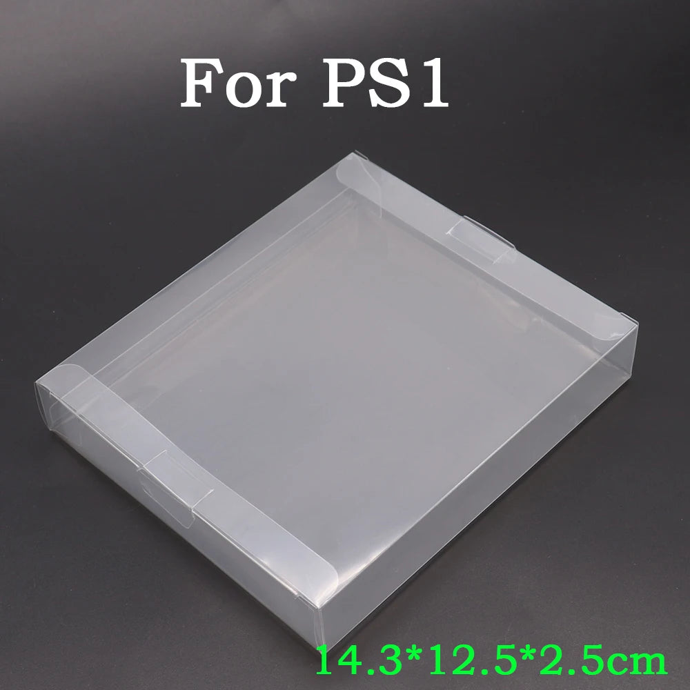 10PCS Clear Transparent Game Cartridge Box Case CIB Games Plastic PET Protector for N64 NES SNES for GB GBA GBC NGPC Switch