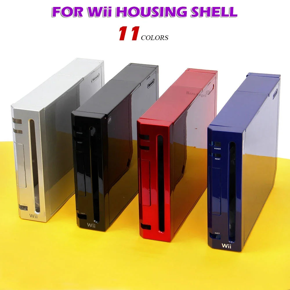 NEW 11 Colors Replacement Full Housing Shell Cover Case with Buttons For Wii Game Console Repair Parts
