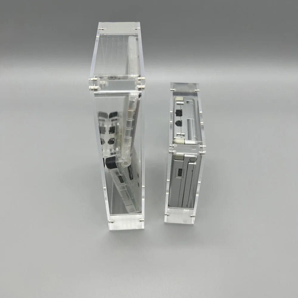 Ny: GameBoy SP Acrylic Display Kasse - Magnetisk Cover