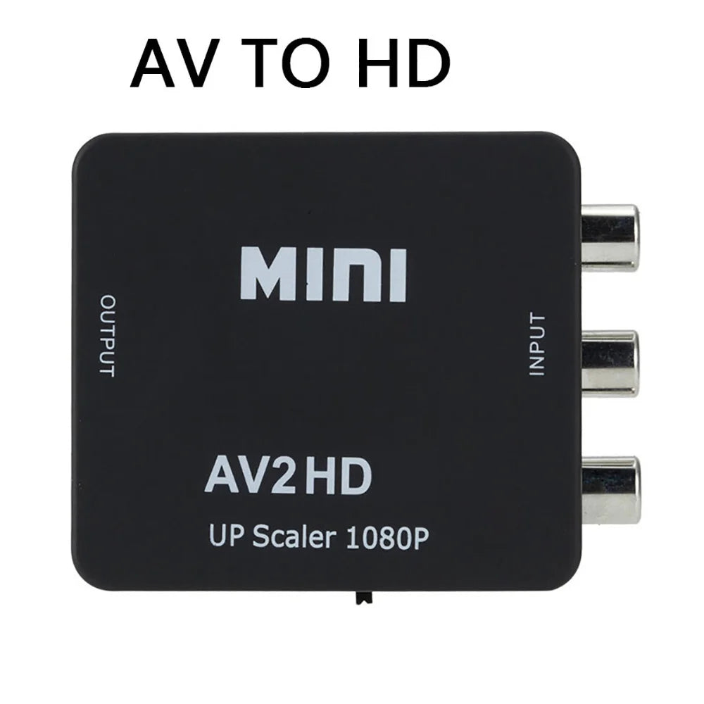 Ny 1080P Mini AV til HDMI Converter