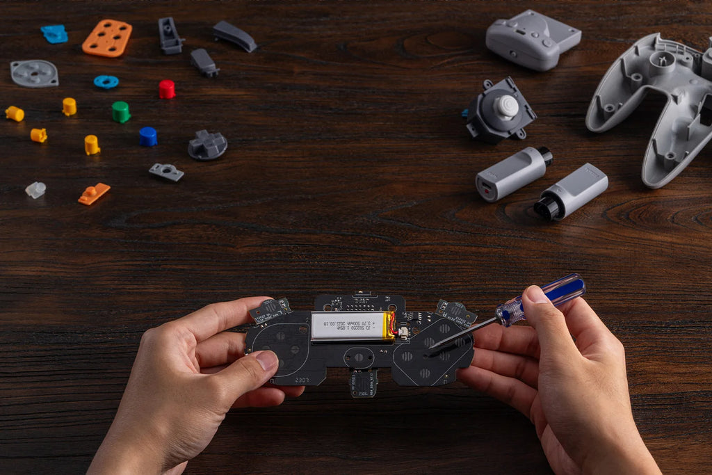 8BitDo Retro Receiver Adapter for N64 and Windows, Compatible with Xbox Series, Switch Pro and PS5/PS4 Controller on N64 Console