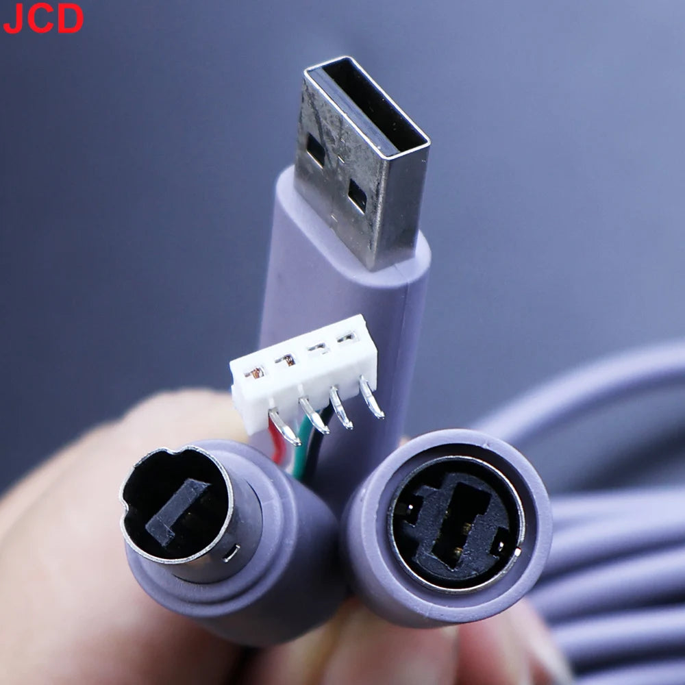 JCD 1pcs High Quality USB 4 Pin For Cable Cord Cable+Breakaway Adapter Replacement For Xbox 360 Wired Controller Accessories