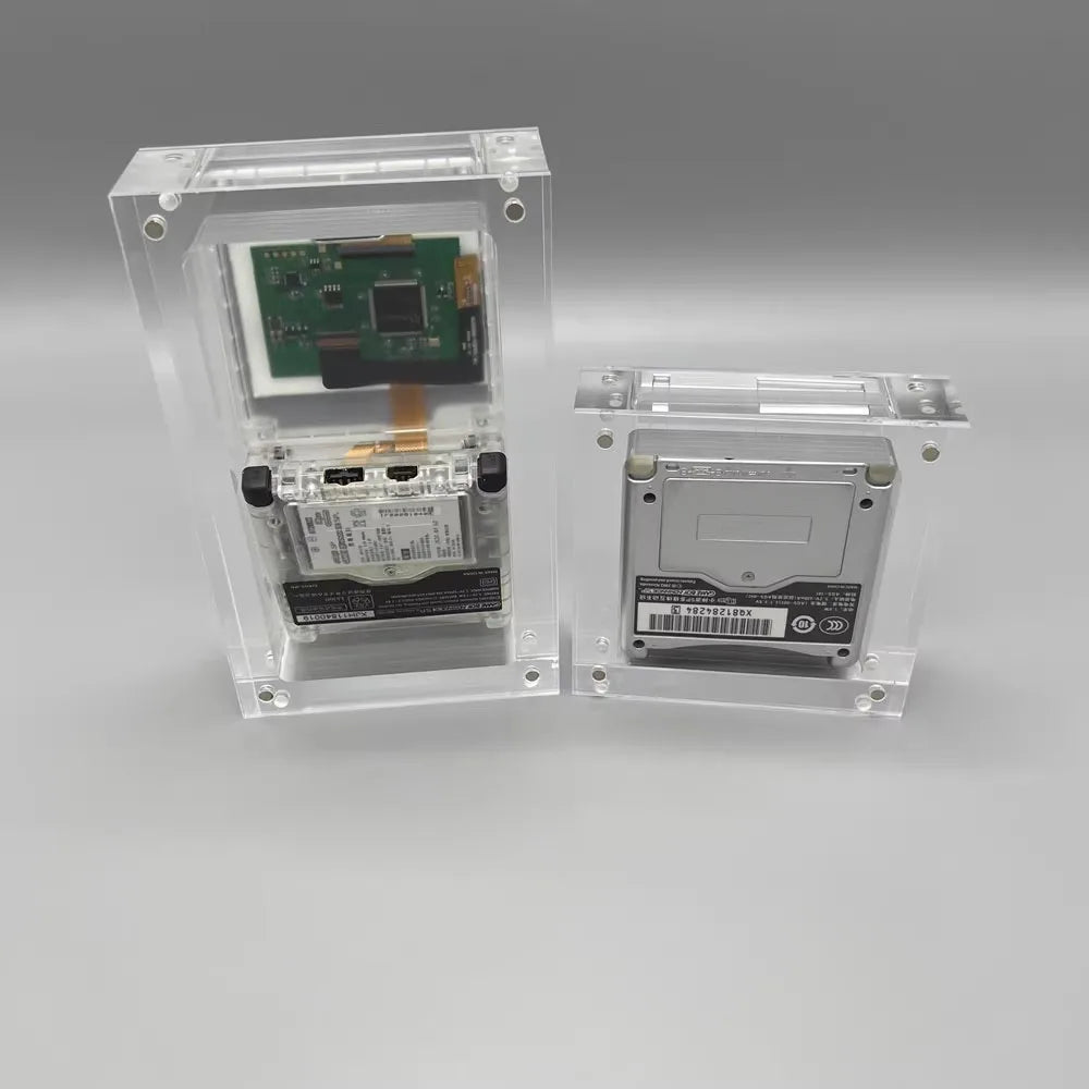Ny: GameBoy SP Acrylic Display Kasse - Magnetisk Cover