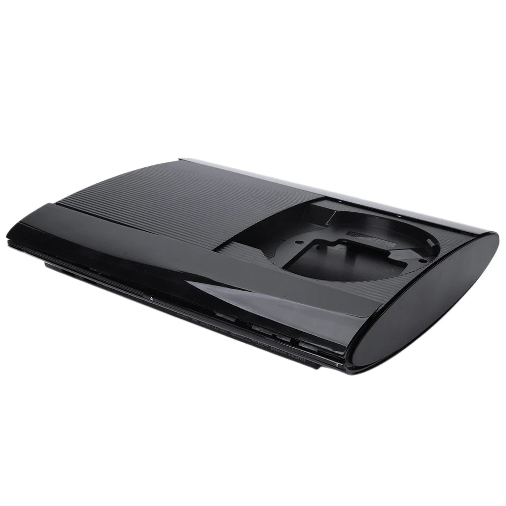 Complete Housing Shell Case Full Kit Game Console Case New Console Faceplate Cover Black with Screws for PS3 Super Slim 4K 4000