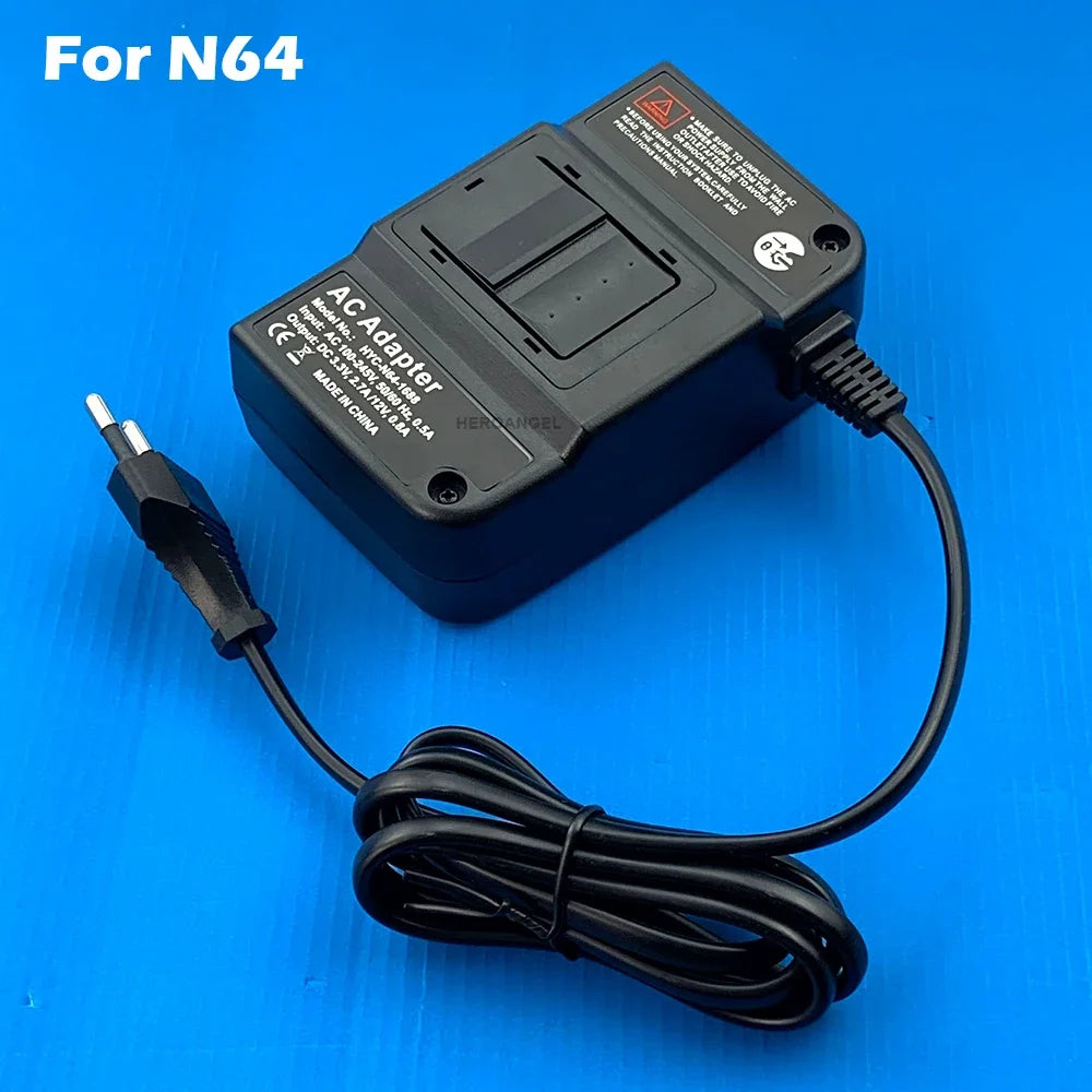 High Quality Wall Charger AC/DC Adapter Power Supply Game Charger For N64 Console AC Adaptor EU/US Plug Dropshipping
