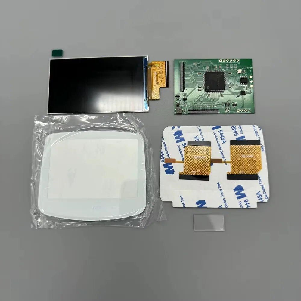 2.9 "original Size IPS High Brightness LCD Screen For Gameboy Advance GBA Support Pixel Mode Display Warm light Screens