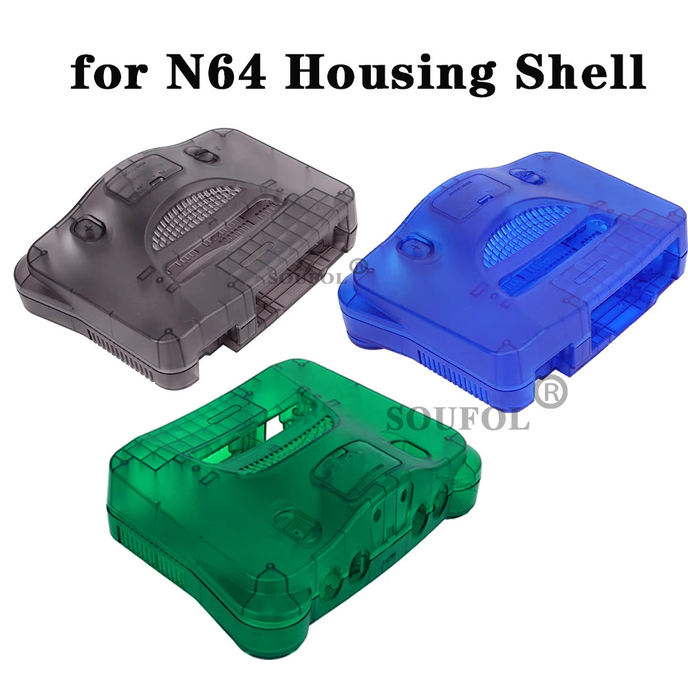 Dropshipping Replacement Housing Shell Translucent Case for N64 Nintend 64 Replacement Full Housing Transparent Box