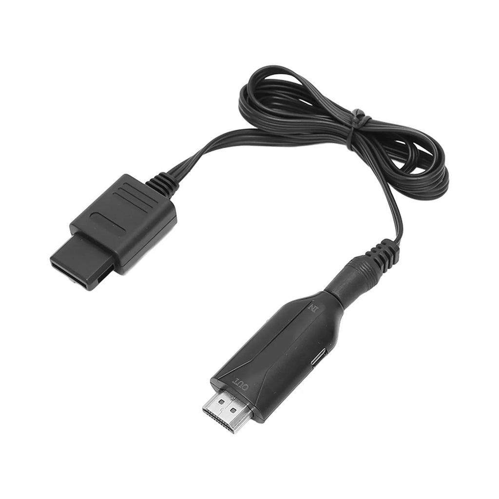 N64 SNES NGC to HDMI Converter 3 Display Modes 1080P Plug Play HD Video Adapter with Power Cord for Game Console TV