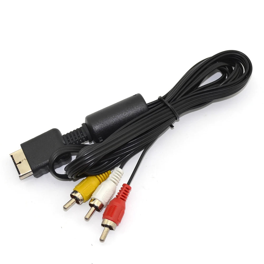1.8M High quality  audio video cable  AV Cable for PS2 for PS3 for Playstation 2 for Playstation 3