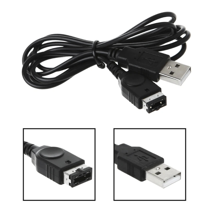 Nyt 1,2m USB Lade Kabel - GBA SP