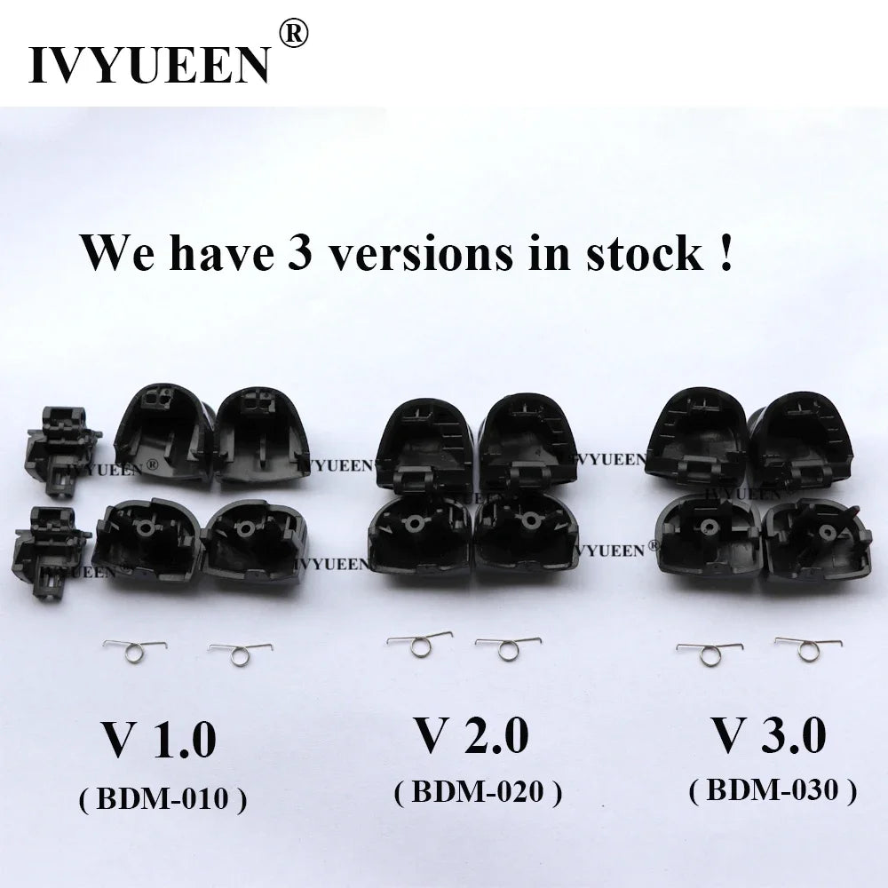 IVYUEEN for PlayStation 5 PS5 Controller L1 R1 L2 R2 Trigger Buttons Analog Stick Conductive Rubber Repair for Dualsense V2 V3