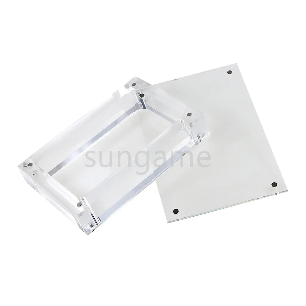 1set High Transparency Acrylic Magnetic Cover Console Storage Display Box for Gameboy GB GBA GBC GBM GBP GBA SP GW