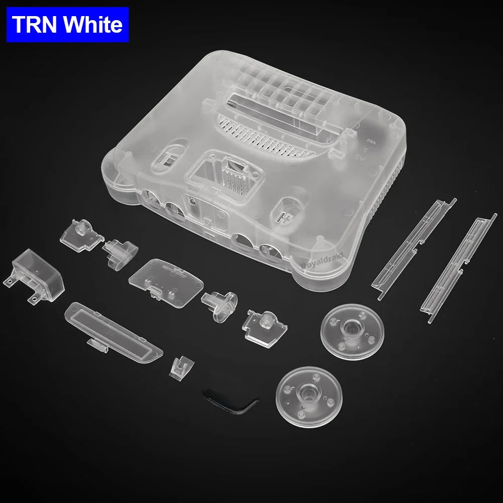 Dropshipping Replacement Housing Shell Translucent Case for N64 Nintend 64 Replacement Full Housing Transparent Box