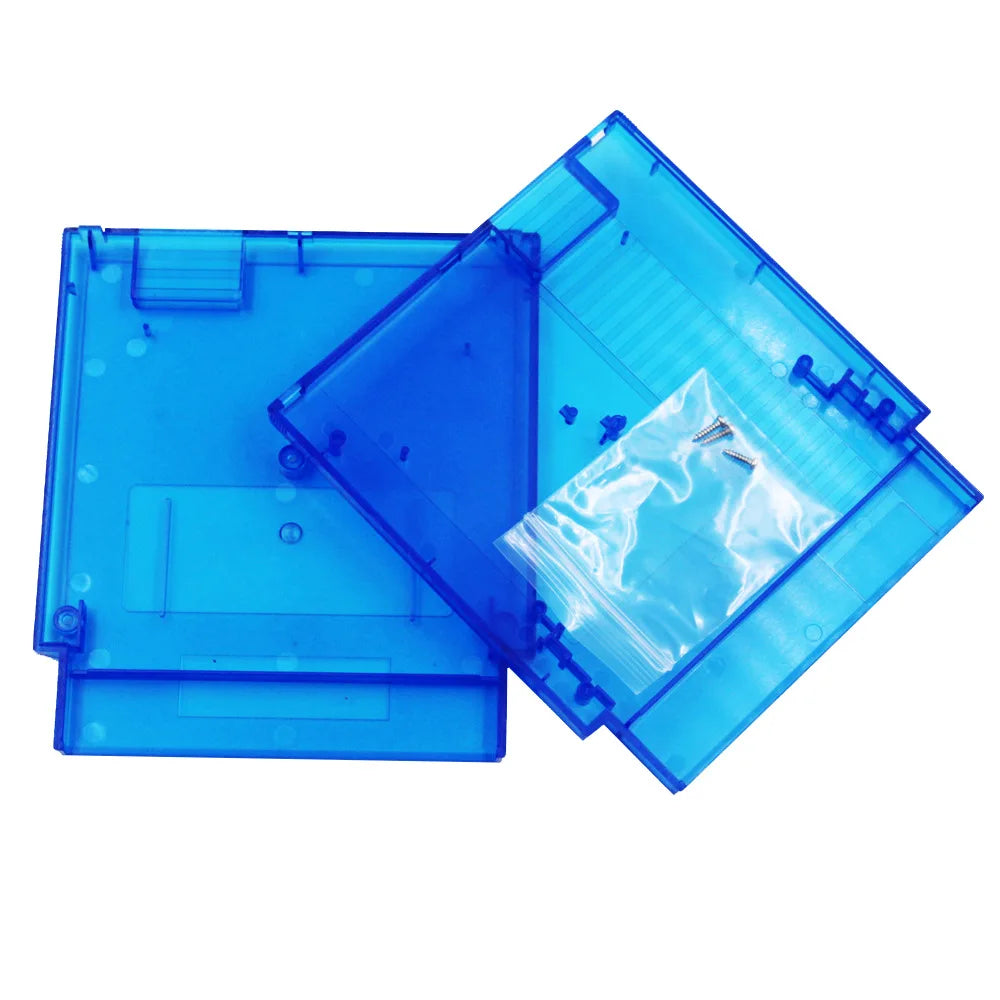 Hard Plastic Case Cartridge Shell Cover For NES 60Pin To 72Pin Game Card Replacement Shell With 3 Screws