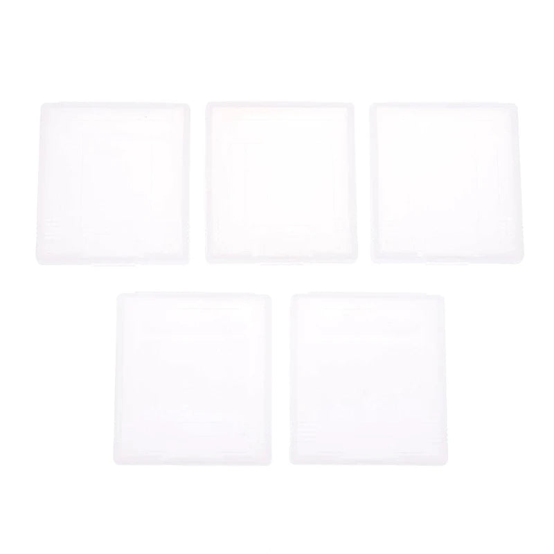 5Pcs Transparent Game Cartridge Case For Gameboy Advance GBA GBC Plastic Dustproof Box Cover For Gameboy Color Pocket