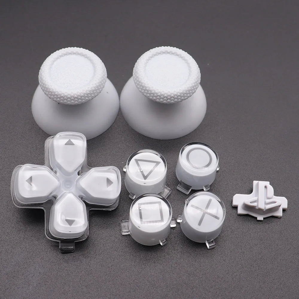 Buttons ABXY & D-pad Trigger Buttons For PS5 Controller Analogue Mushroom Game Head Rocker Home Button Return Back Power Switch