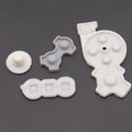 1set Conductive Rubber Silicone Button Pad for WII Right Controller Replacement Kits