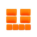 Host Rubber Pad Dust Plug For Wii Game Console Machine Foot Pad Square Pad Rubber Plug Anti Slip Rubber Pad Plug
