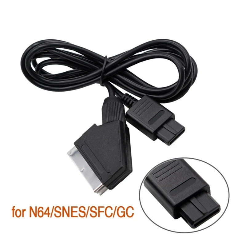 NY: N64, SNES, GameCube: Scart  kabel