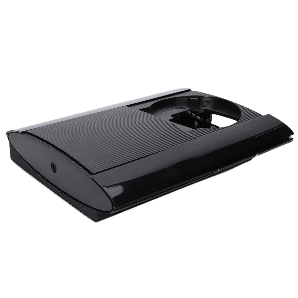 Complete Housing Shell Case Full Kit Game Console Case New Console Faceplate Cover Black with Screws for PS3 Super Slim 4K 4000