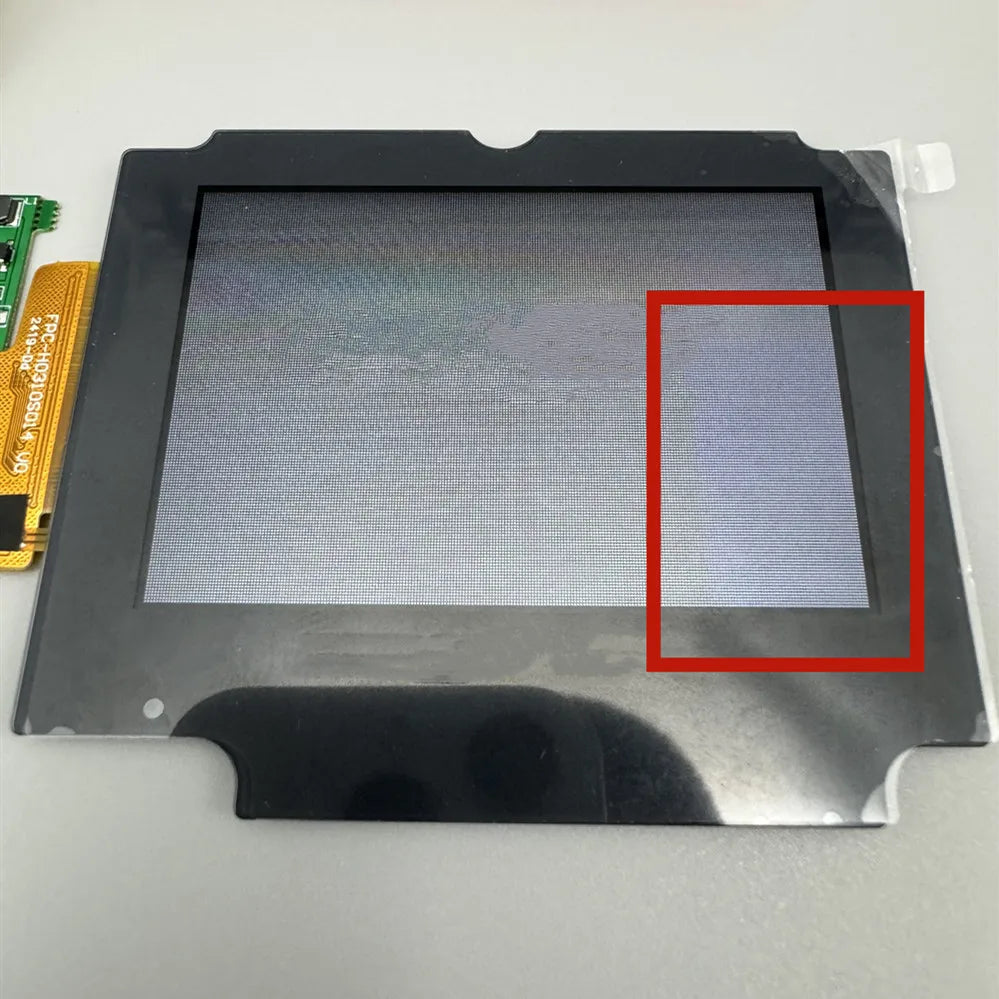2.9 "original Size IPS High Brightness LCD Screen For Gameboy Advance GBA Support Pixel Mode Display Warm light Screens