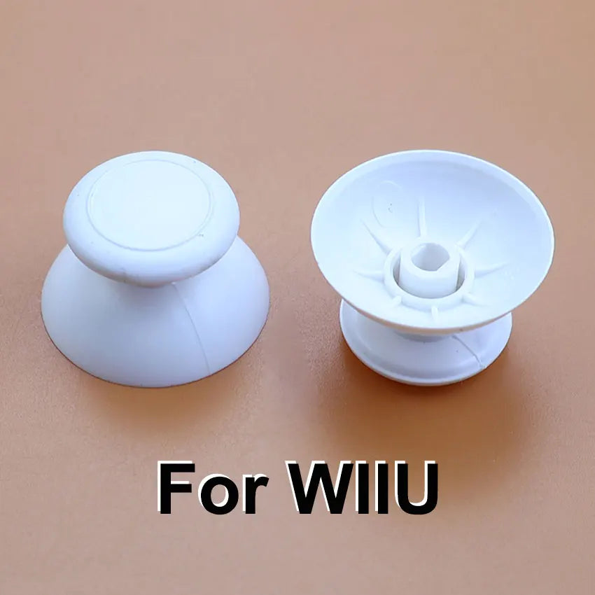 JCD 2pcs 3D Analog Joystick Thumb Stick Grip Cap Button Repair Part Cover Thumbstick Replacement For Wii WII U WiiU Controller