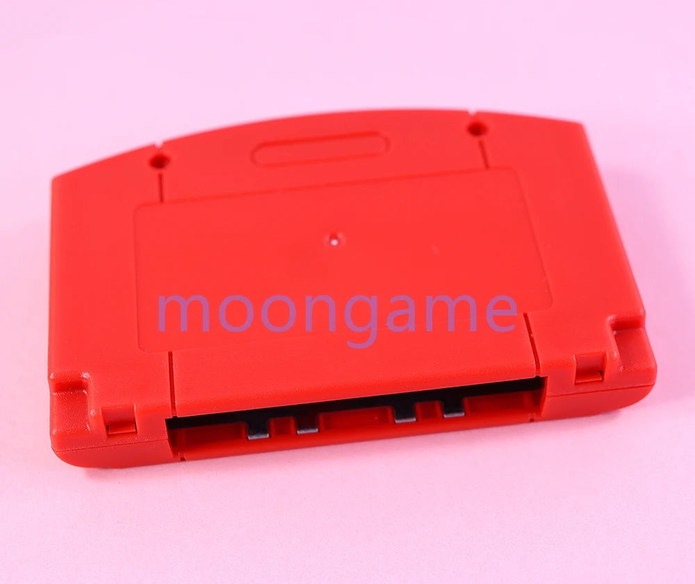 1set For N64 Housing Case Cartridge Game Card Shell Cover with Screws Red/Grey/Transparent Green/Transparent white