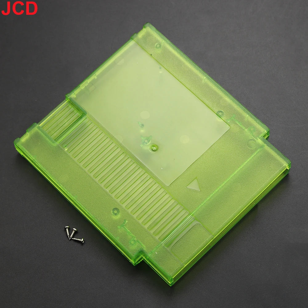 1pcs 72 Pin Game Card Box Game Cartridge Replacement Shell For NES For Entertainment System Cover Plastic Hard Case with 3 scre