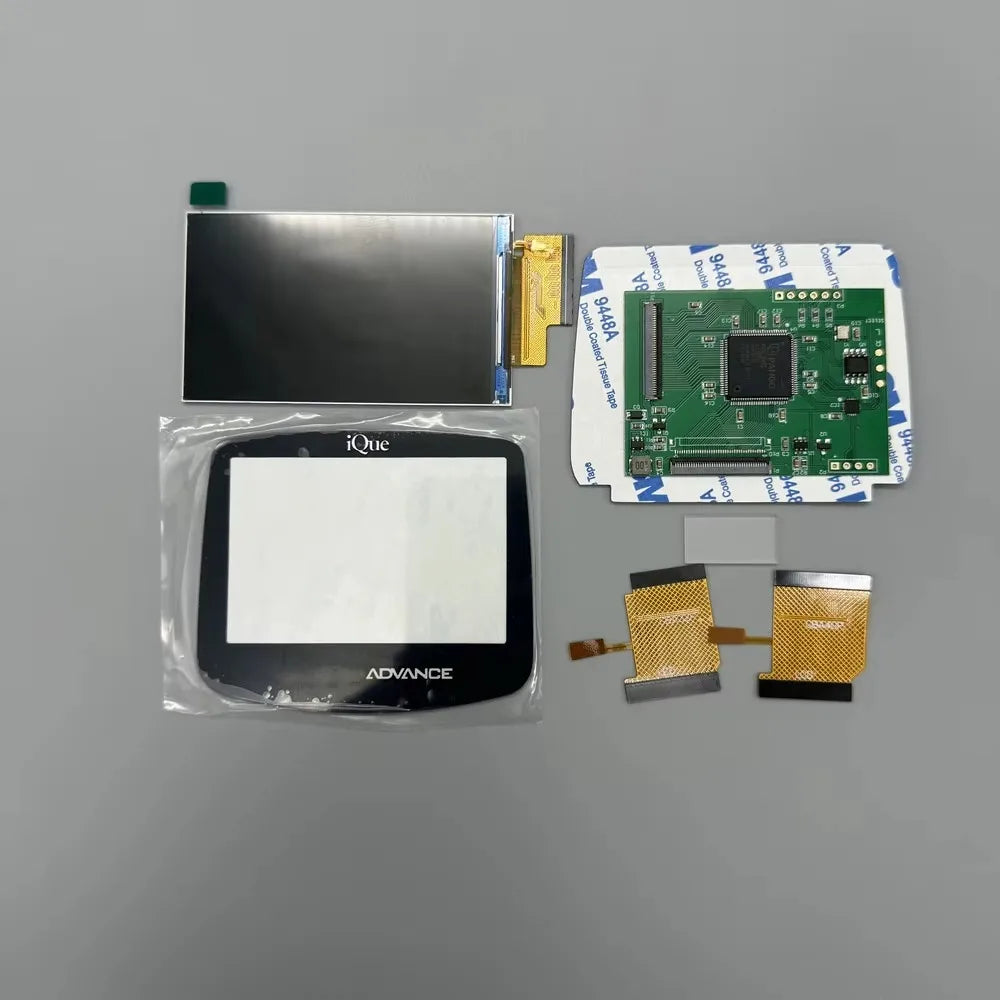 2.9 "original Size IPS High Brightness LCD Screen For Gameboy Advance GBA Support Pixel Mode Display Warm light Screens