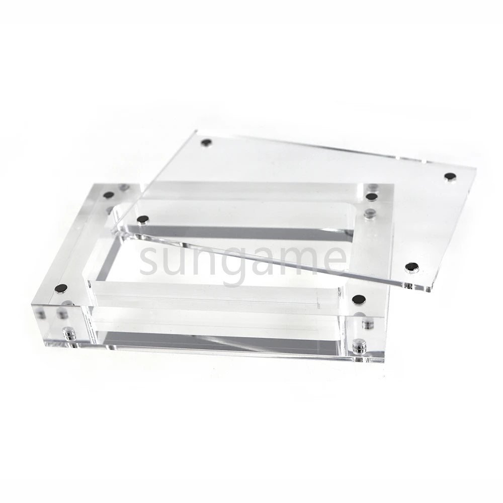 1set High Transparency Acrylic Magnetic Cover Console Storage Display Box for Gameboy GB GBA GBC GBM GBP GBA SP GW