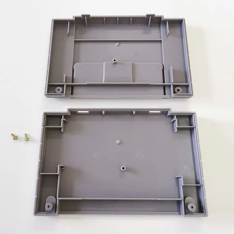 NY: 10 Stk Grå Cartridge Shell til SNES / SFC