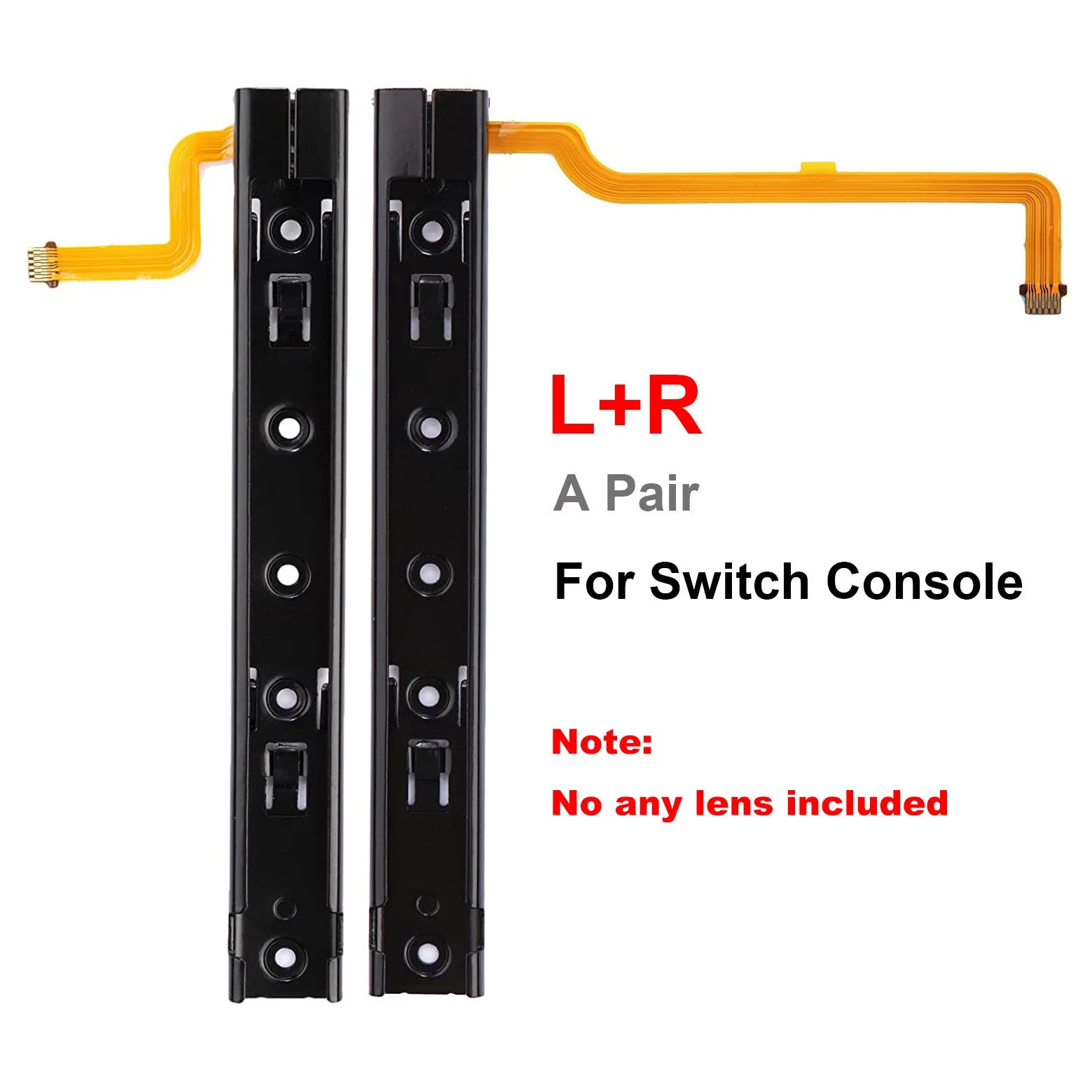 FOR Switch NS Joy-Con Console Slide Rail L R LR Left Right Slide Rail Replacement Controller Slide Rail Flexible Cable Assembly