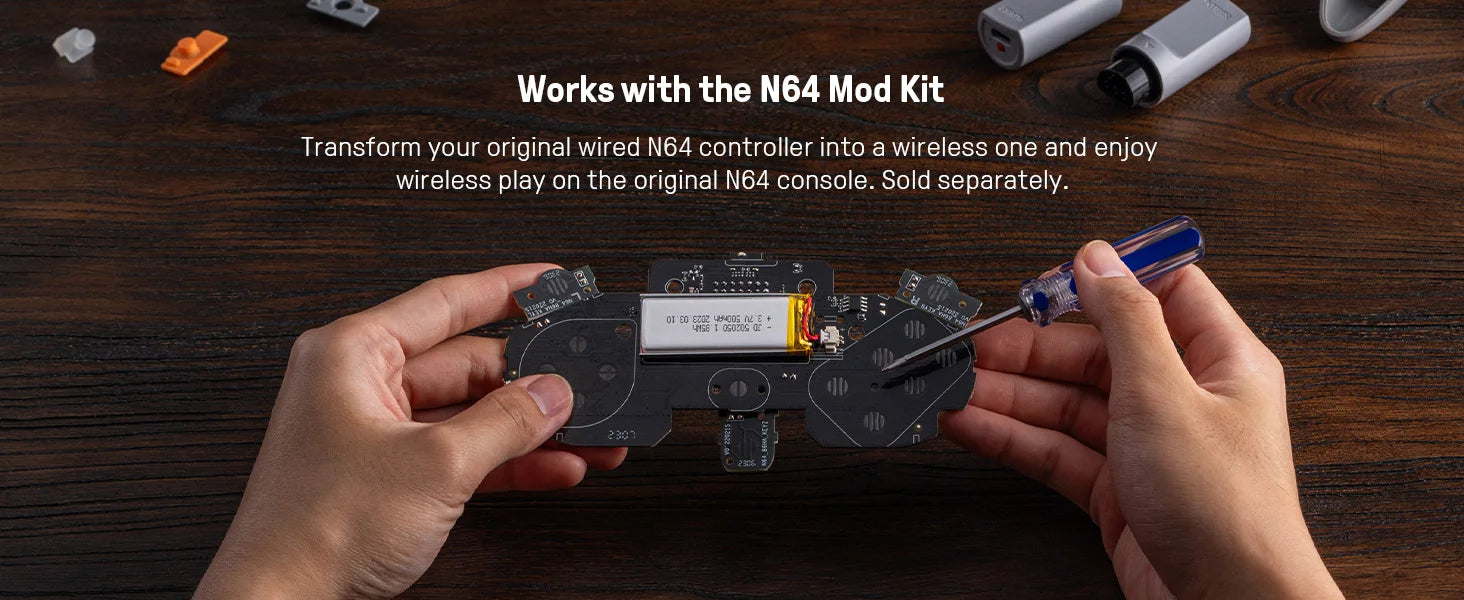 NY: 8 BitDo Retro - Trådløs Receiver til N64 / Windows