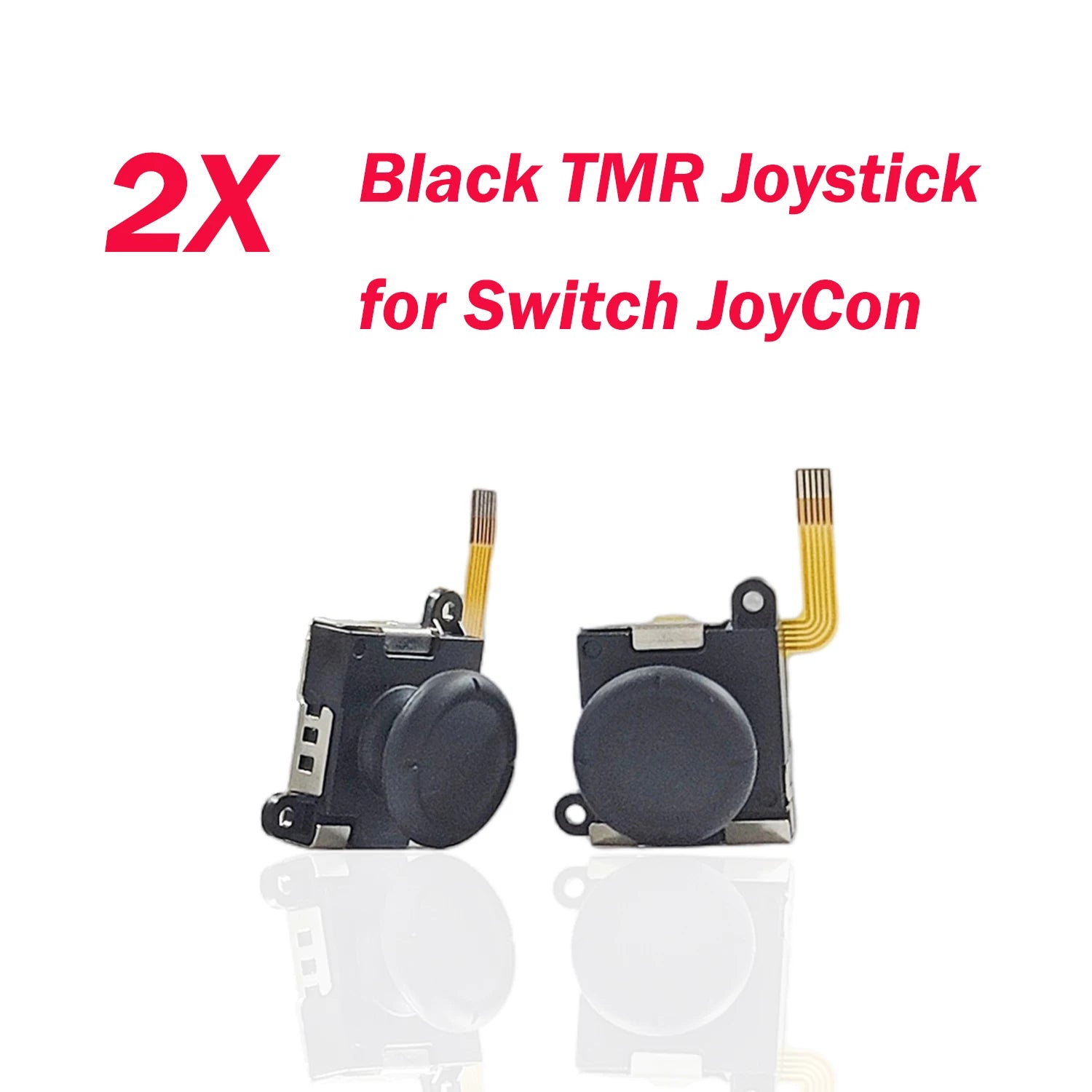 2/4/10pcs K-SILVER JS19 TMR Electromagnetic Joystick for Switch/NS OLED JoyCon NS Lite Replacement 3D Analog White ThumbStick