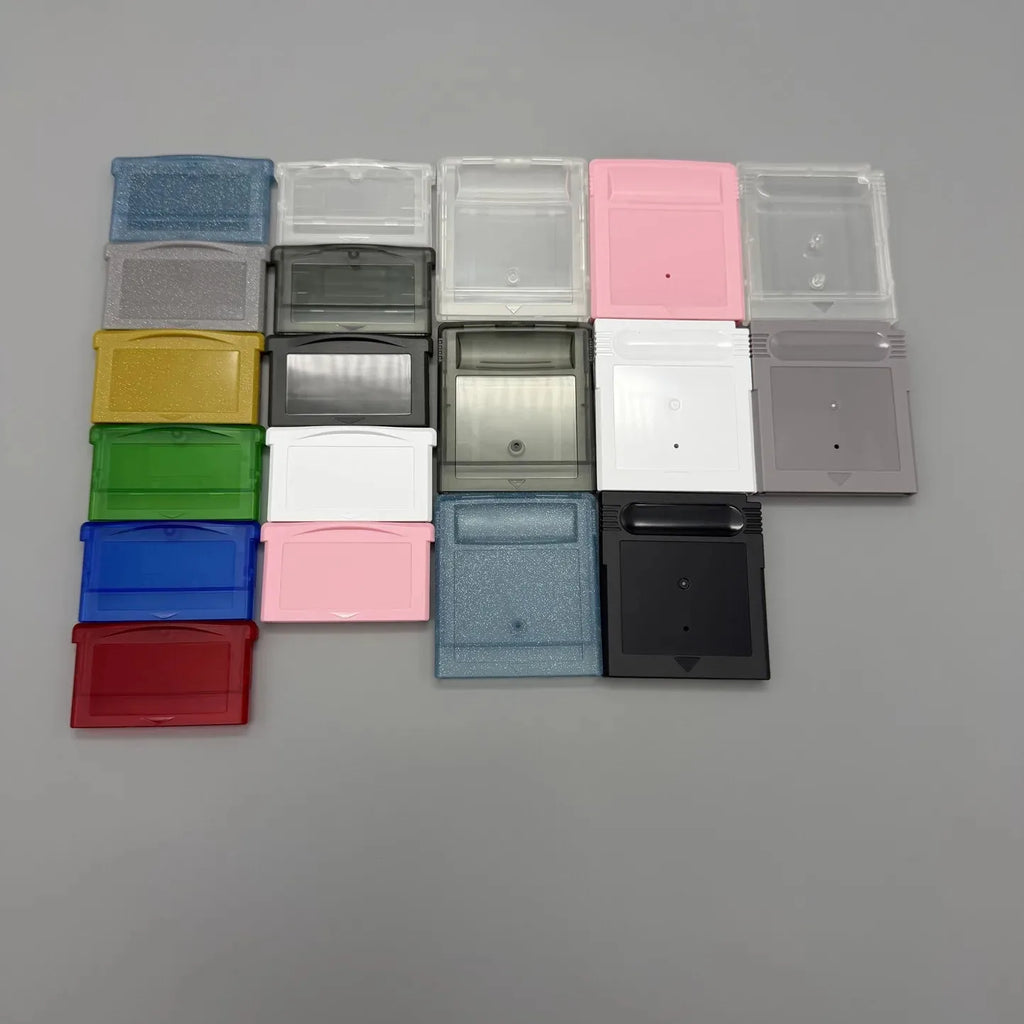 High Clear No Logo Game Cartridge Shell For GBA GBC DMG Game Boy Color Advance Replacement Card Case