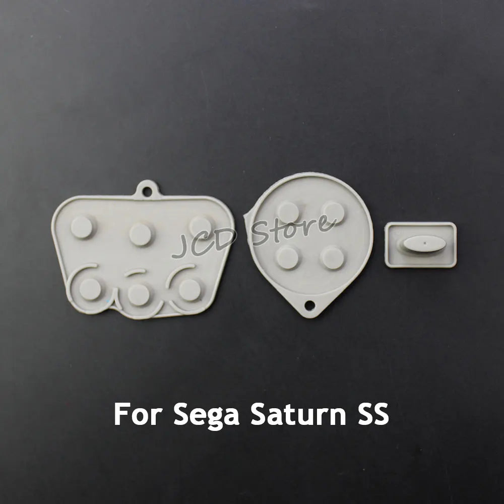 JCD 2set Rubber Conductive Buttons For NES/ FC /SNES / SFC /Wii PAD /N64/ NGC  /Sega Saturn Controller Silicone Pads Replacement