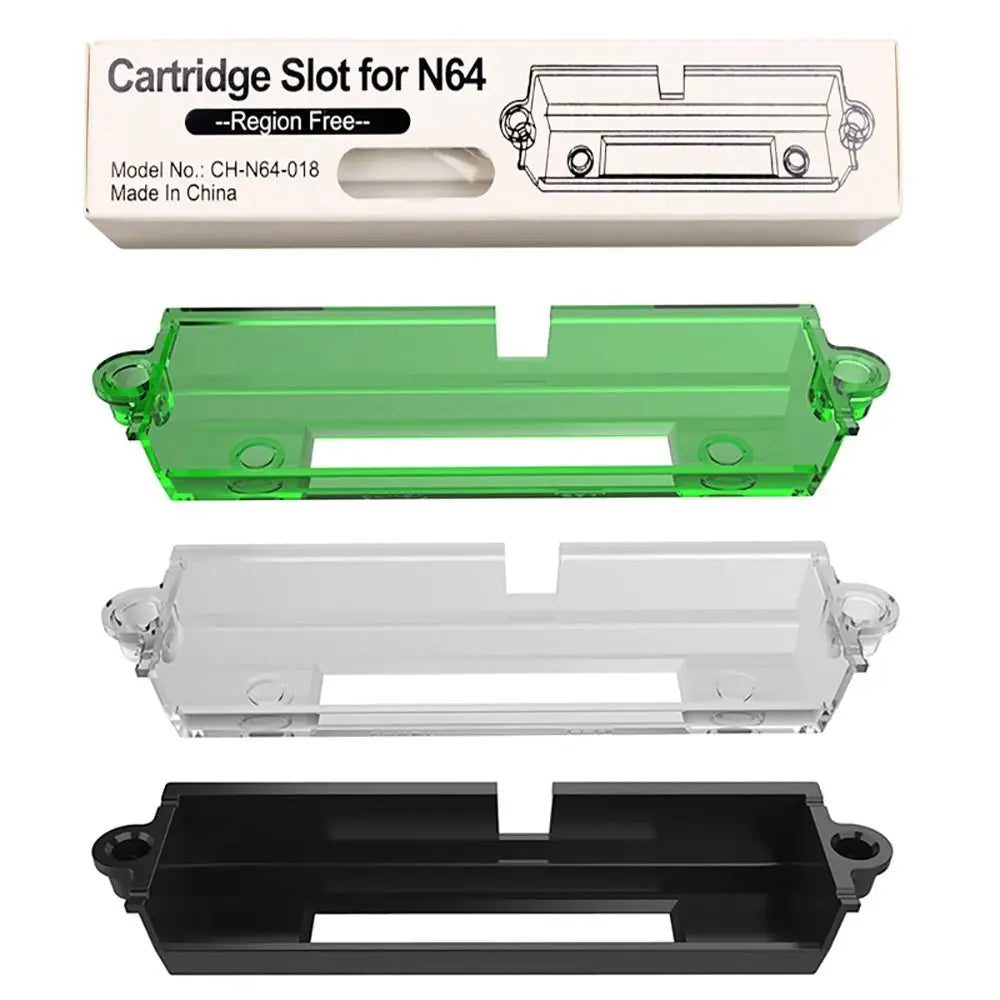 Region Free Game Cartridge Slot Durable US JAPAN Games Game Cartridge Adapter Universal N64 Cartridge Slot Tray for Nintendo 64