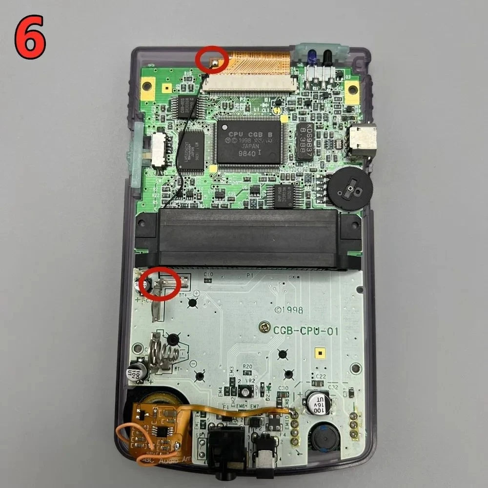 2.6 Inch IPS LCD Screen + New Housing for Gameboy Color GBC Console, Supports Pixel Display