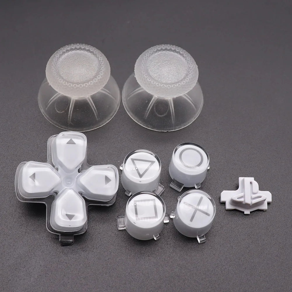 Buttons ABXY & D-pad Trigger Buttons For PS5 Controller Analogue Mushroom Game Head Rocker Home Button Return Back Power Switch