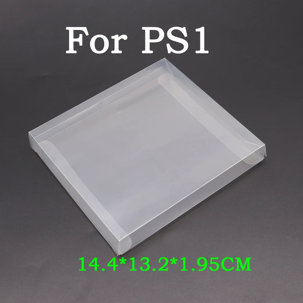 10PCS Clear Transparent Game Cartridge Box Case CIB Games Plastic PET Protector for N64 NES SNES for GB GBA GBC NGPC Switch