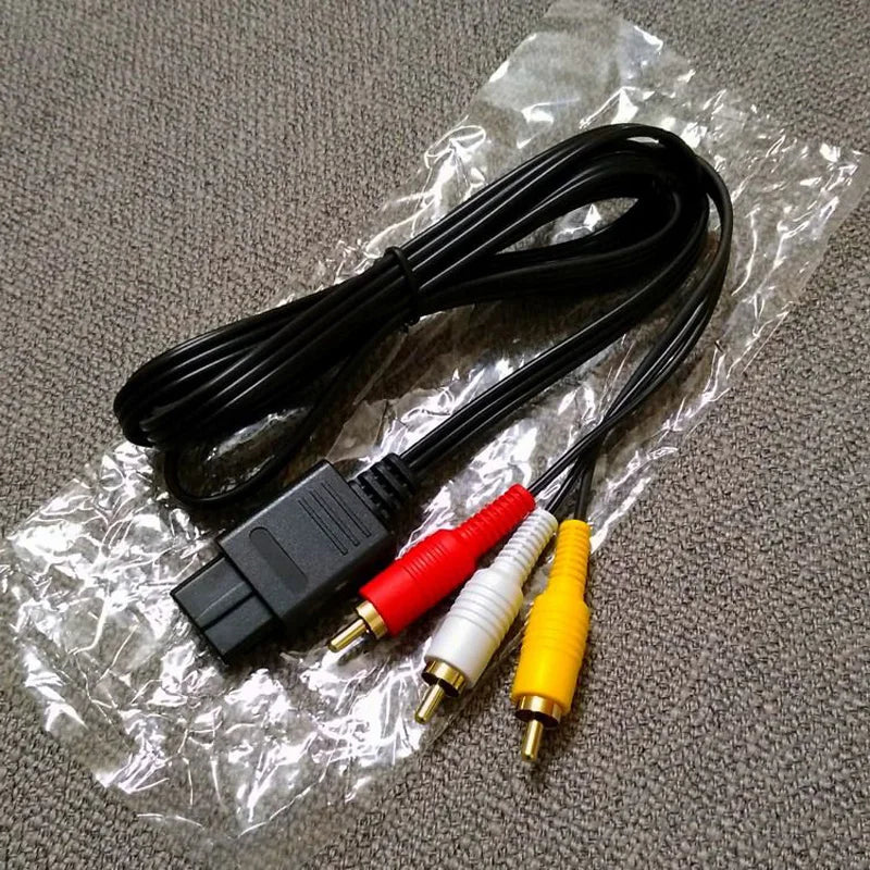 NY: N64, SNES, GameCube: AV kabel