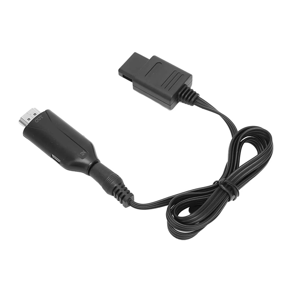 N64 SNES NGC to HDMI Converter 3 Display Modes 1080P Plug Play HD Video Adapter with Power Cord for Game Console TV